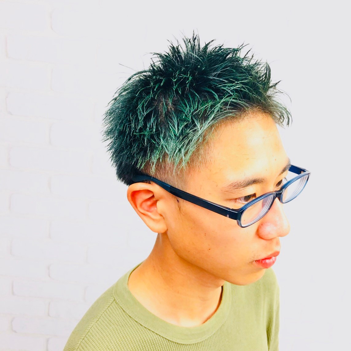 エマジニー Botanical Green B47 ボタニカルグリーンヘアカラーワックス 緑 36g 日本製 無香料 シャンプーでサッと洗い流せる１日派手髪